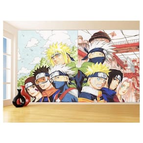 Papel De Parede Anime Naruto Mangá Desenho Art 3,5M Nrt25
