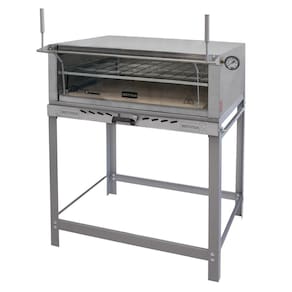 Forno de Lastro a Gás 90cm Metvisa 210 Litros Abertura Guilhotina FLGG90