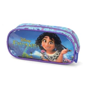 Estojo 1 Divisória Escolar Encanto Mirabel Roxo Luxcel
