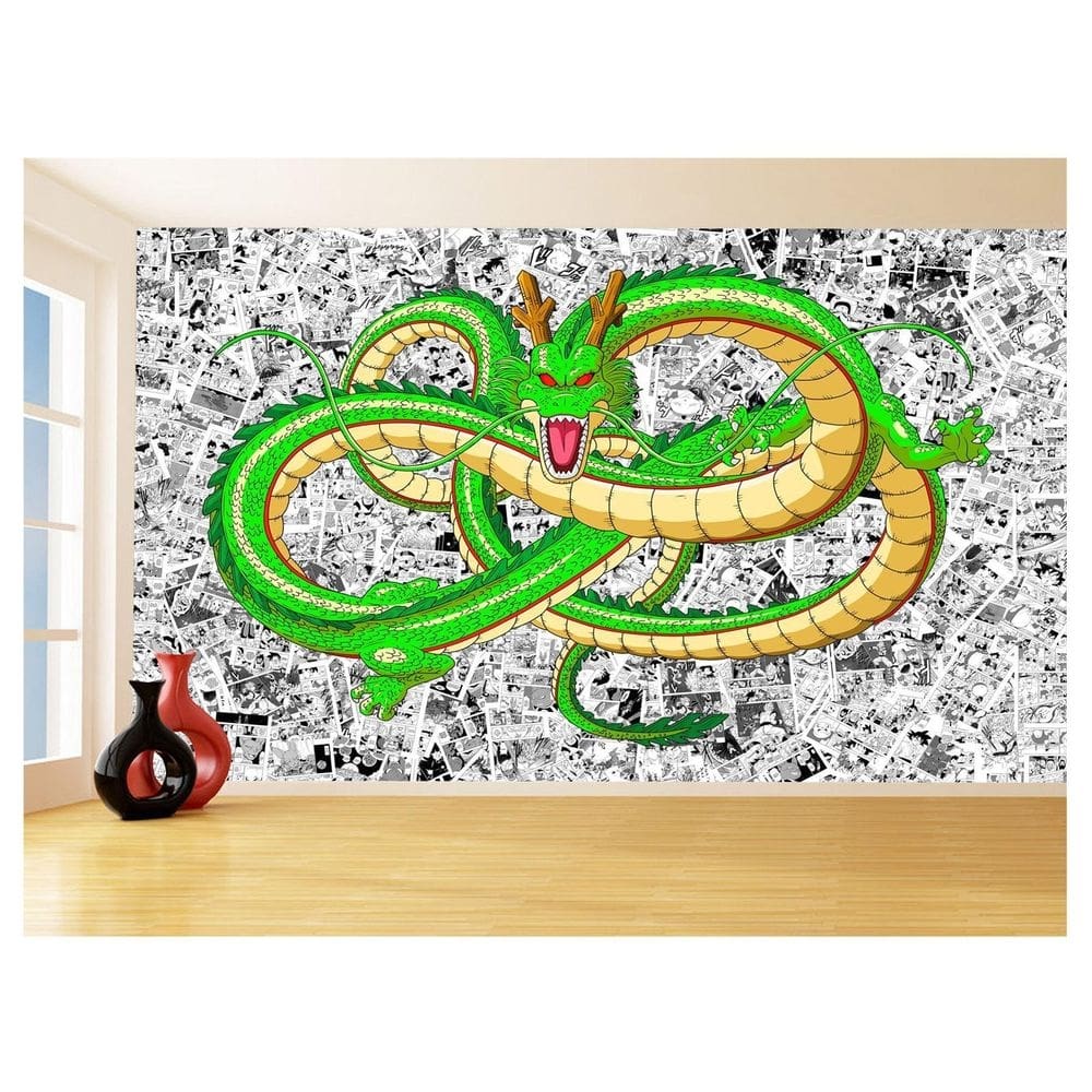 Papel De Parede 3D Dragon Ball Dragão Shenlong 3,5M Dbz624