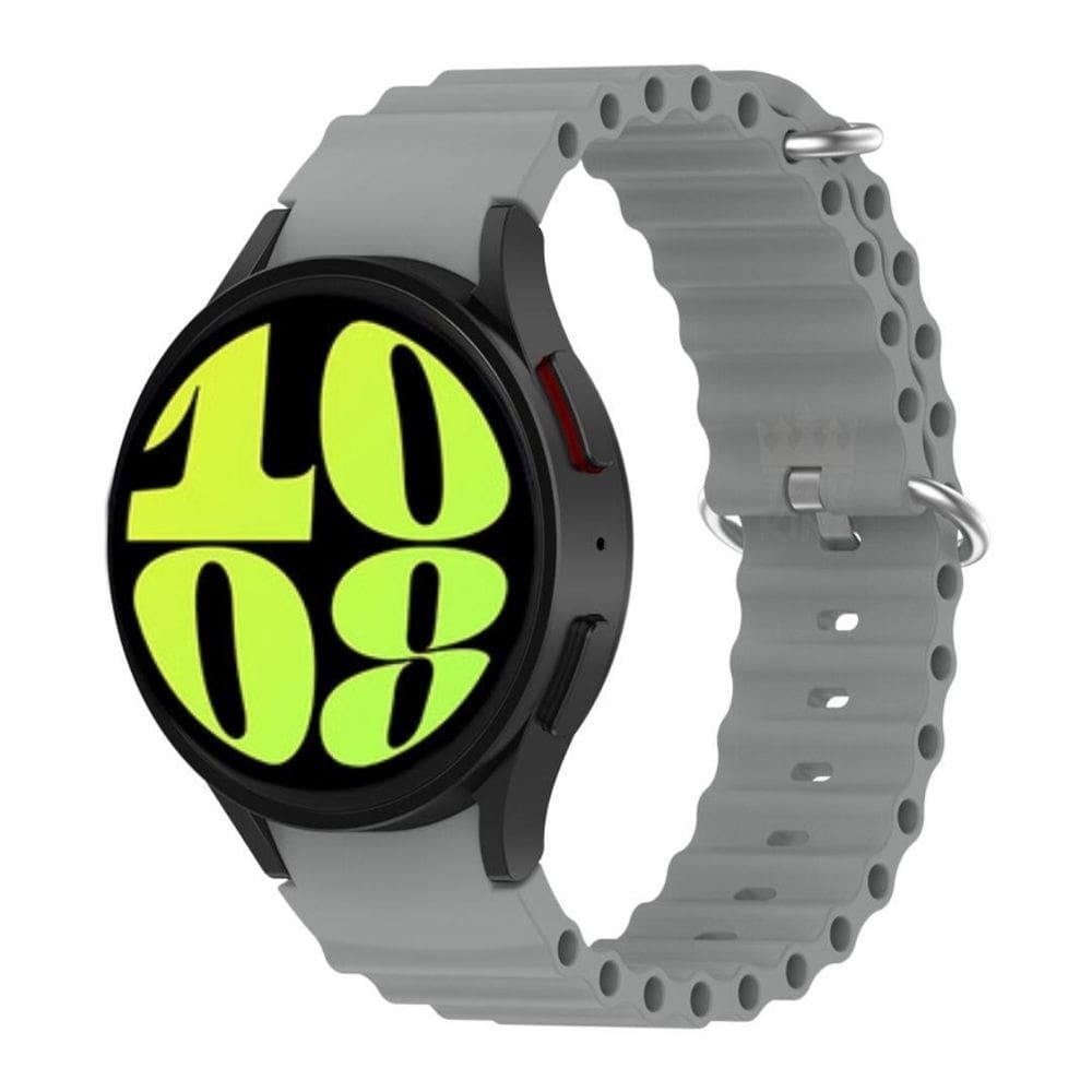 Pulseira De Silicone Ondulada Macia Para Watch6 44Mm