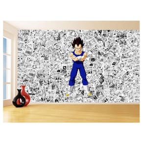 Papel De Parede 3D Dragon Ball Vegeta Anime 3,5M Dbz578