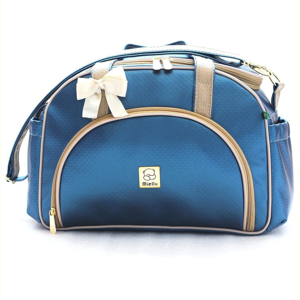 Bolsa maternidade média bebe menina menino miellu azul
