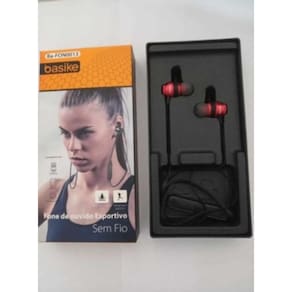 Fone De Ouvido Esportivo Basike Bluetooth Ba-0013