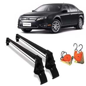 Rack de teto bagageiro ford fusion 2006 a 2010 e 2 cintas