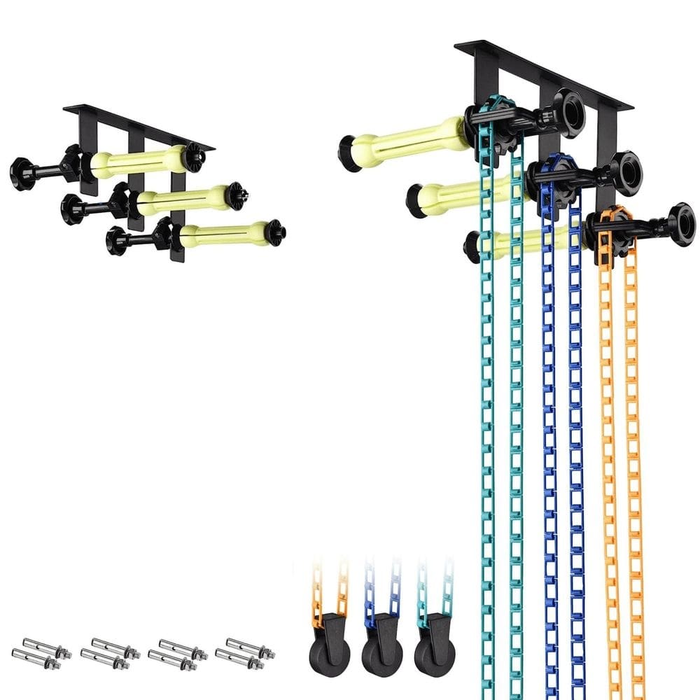 Suporte De Parede 3-Axle Com Correntes Para Fundo Infinito