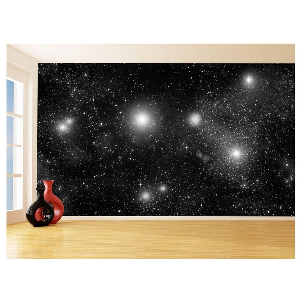 Papel De Parede 3D Espaço Estrelas Galáxia 3,5M Nsp111