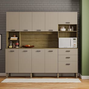 Armario de Cozinha Compacta 10 Portas 2 Gavetas Intense