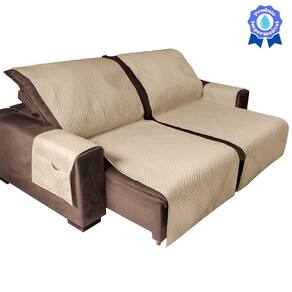 Capa Para Sofá-Cama Modelo Impermeável Cáqui 2,20M X 2,4