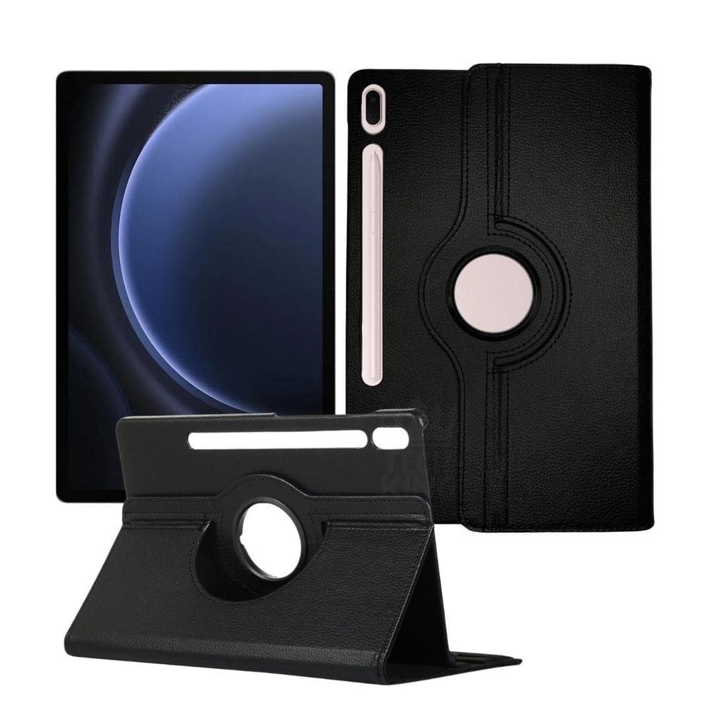 Capa Couro Giratória Para Galaxy Tab S9+ 12,4 Polegadas X810