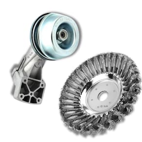 Escova Aço Rotativa Ponteira 26Mm Para Stihl Fs55 Fs80 Fs85