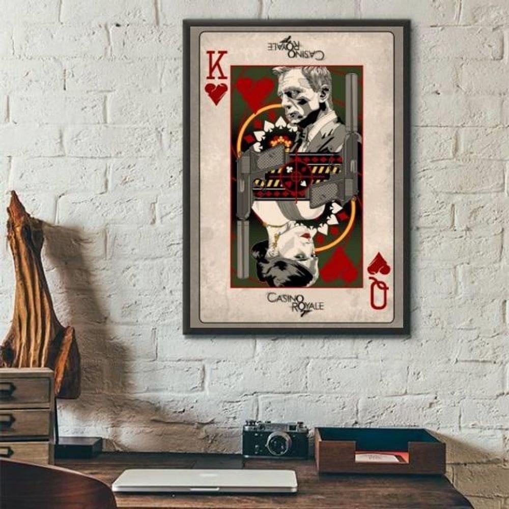 Quadro Filme 007 - Cassino Royale 33X24Cm