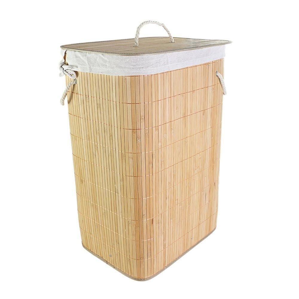 Cesto De Roupas De Bambu