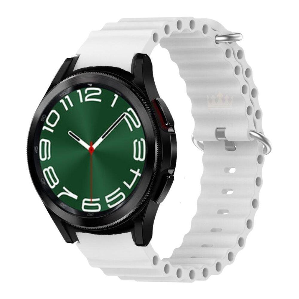 Pulseira De Silicone Ondulada Macia Para Watch6 Classic 47Mm
