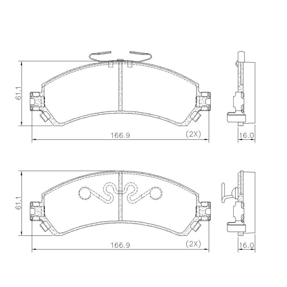 Pastilha De Freio Dianteira Lonaflex Blazer/S10 - P-110