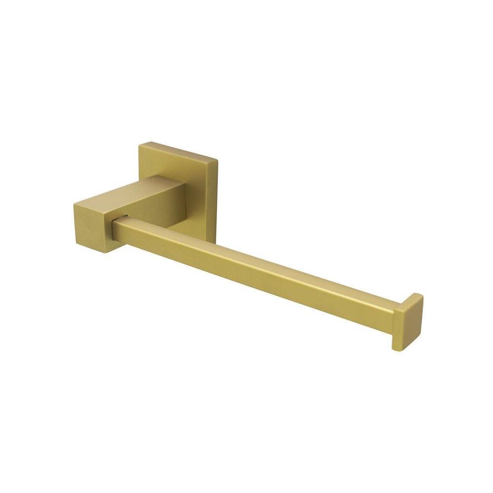 Papeleira Suporte Porta Rolo Papel Higiênico Gold Fosco Luxo