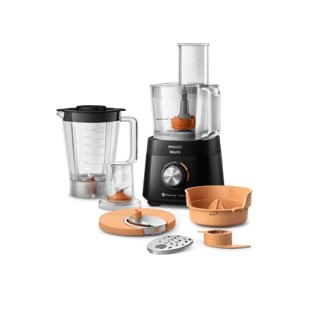 Multiprocessador Philips Walita 1000W + 6 acessóriosHR7304