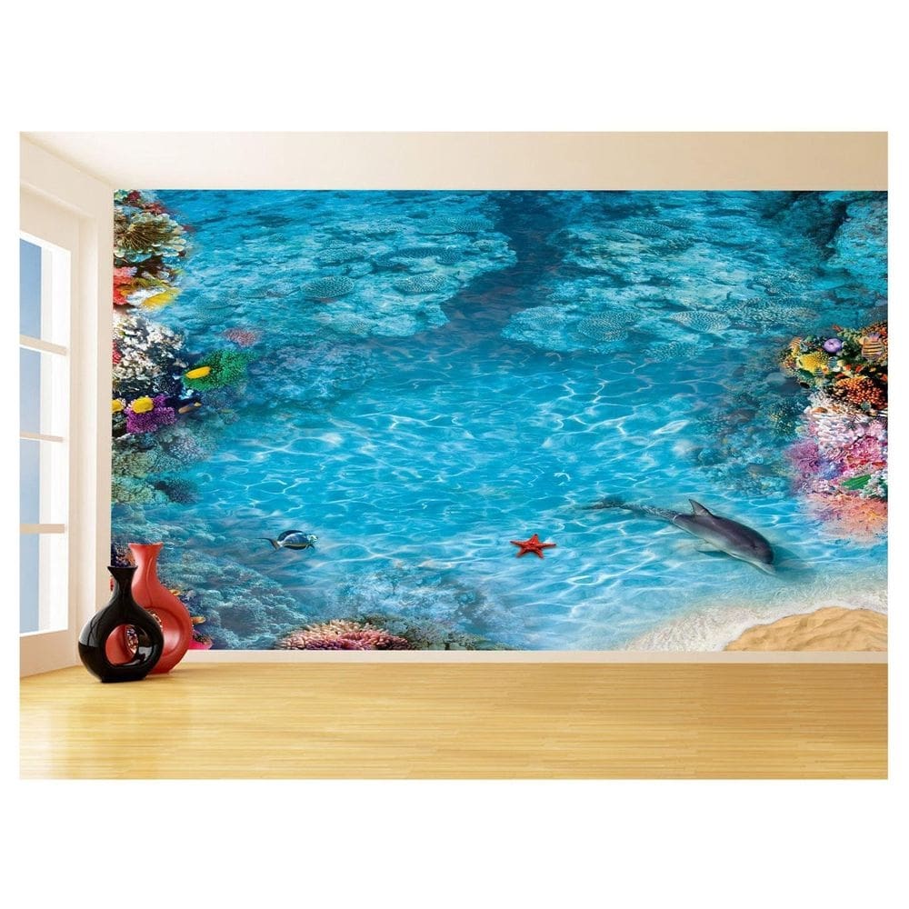 Papel Para Piso De Porcelanato Liquido Água 3,5M Flr30
