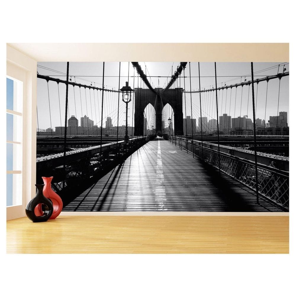 Papel De Parede Cidade Ponte Prédios New York 3,5M Ncd265