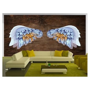 Papel De Parede 3D Arte Asas Selfie Insta Cores 3,5M Tra228