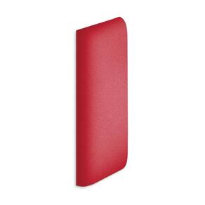 Kit 5 Placa Adesiva Cabeceira Solteiro Módulo 50X20 Vermelho