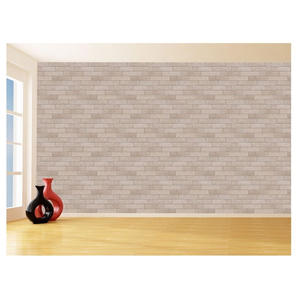 Papel De Parede 3D Tijolo Sala Tijolinho Vista 3,5M Xbr29