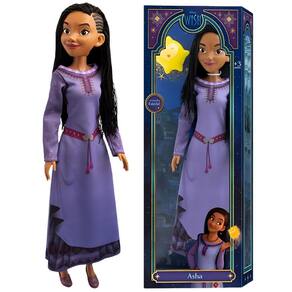 Boneca Princesa Asha E Acessório Articulada 55Cm Wish Disney
