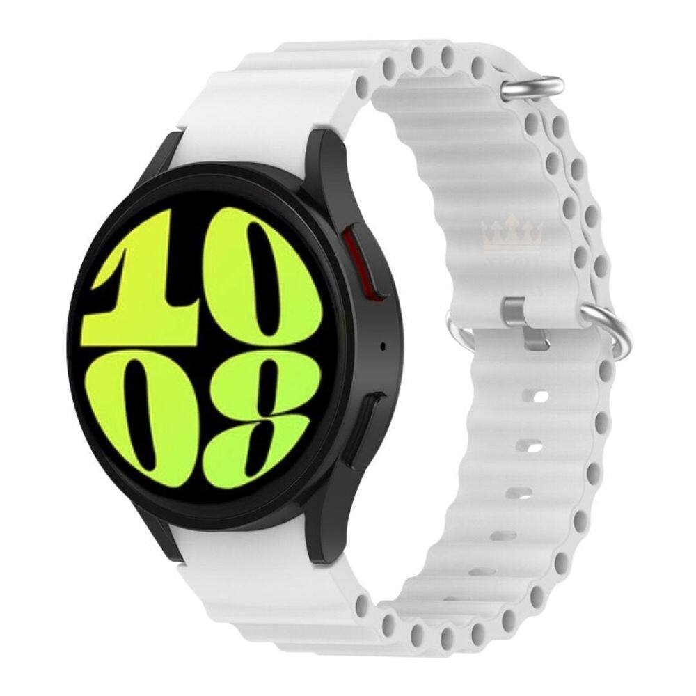 Pulseira Confortável Ondulada Silicone Para Watch6 44Mm