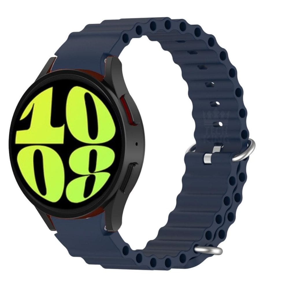 Pulseira De Silicone Ondulada Macia Para Watch6 44Mm