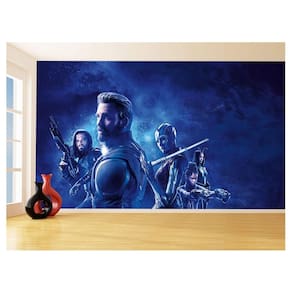 Papel De Parede 3D Heróis Vingadores Ultimato 3,5M Nhma289