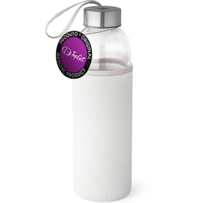 Garrafa De Vidro 520 Ml Soft Topget - Branco