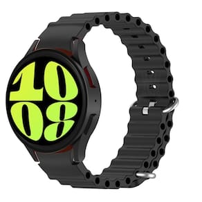Pulseira De Silicone Ondulada Macia Para Watch6 44Mm