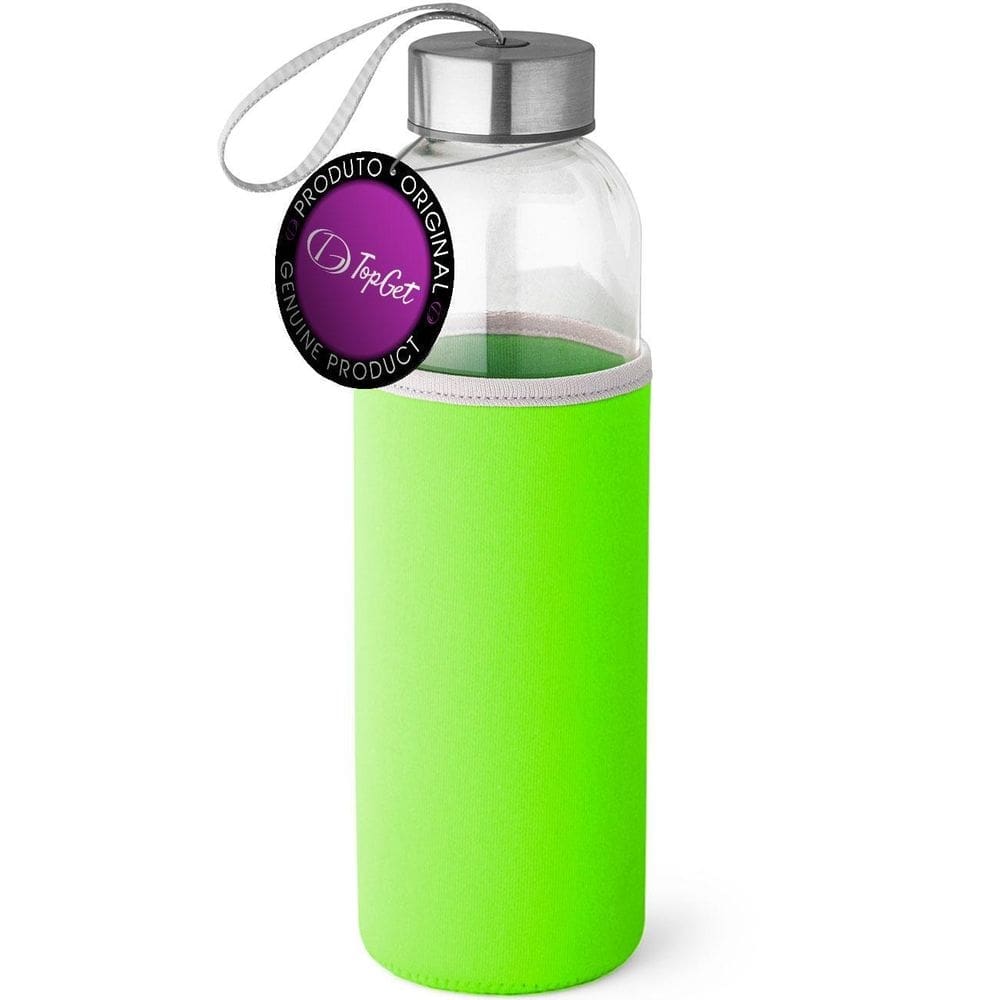 Garrafa De Vidro 520 Ml Soft Topget - Verde