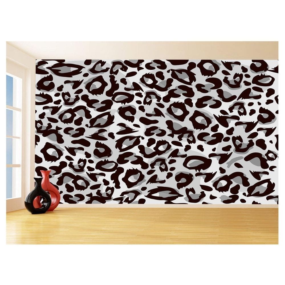 Papel De Parede 3D Textura Estampa Animal Onça 3,5M Txt214