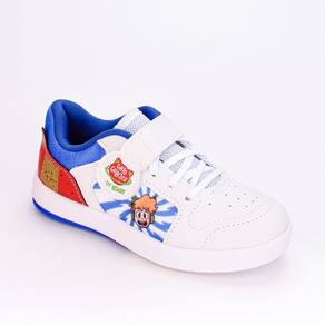 Tênis Infantil Kidy Hype Personagem Gato Galactico Branco