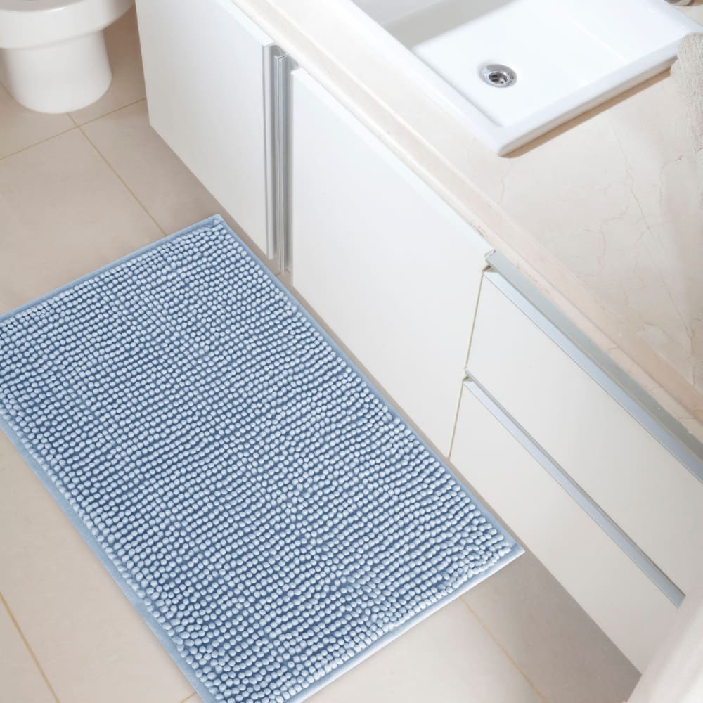 Tapete Banheiro 40x60 Antiderrapante Bolinha Microfibra Macarrão