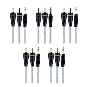 Cabo Adaptador Auxiliar 1,2 Metros General Electric 038247 - Kit 5 Unidades