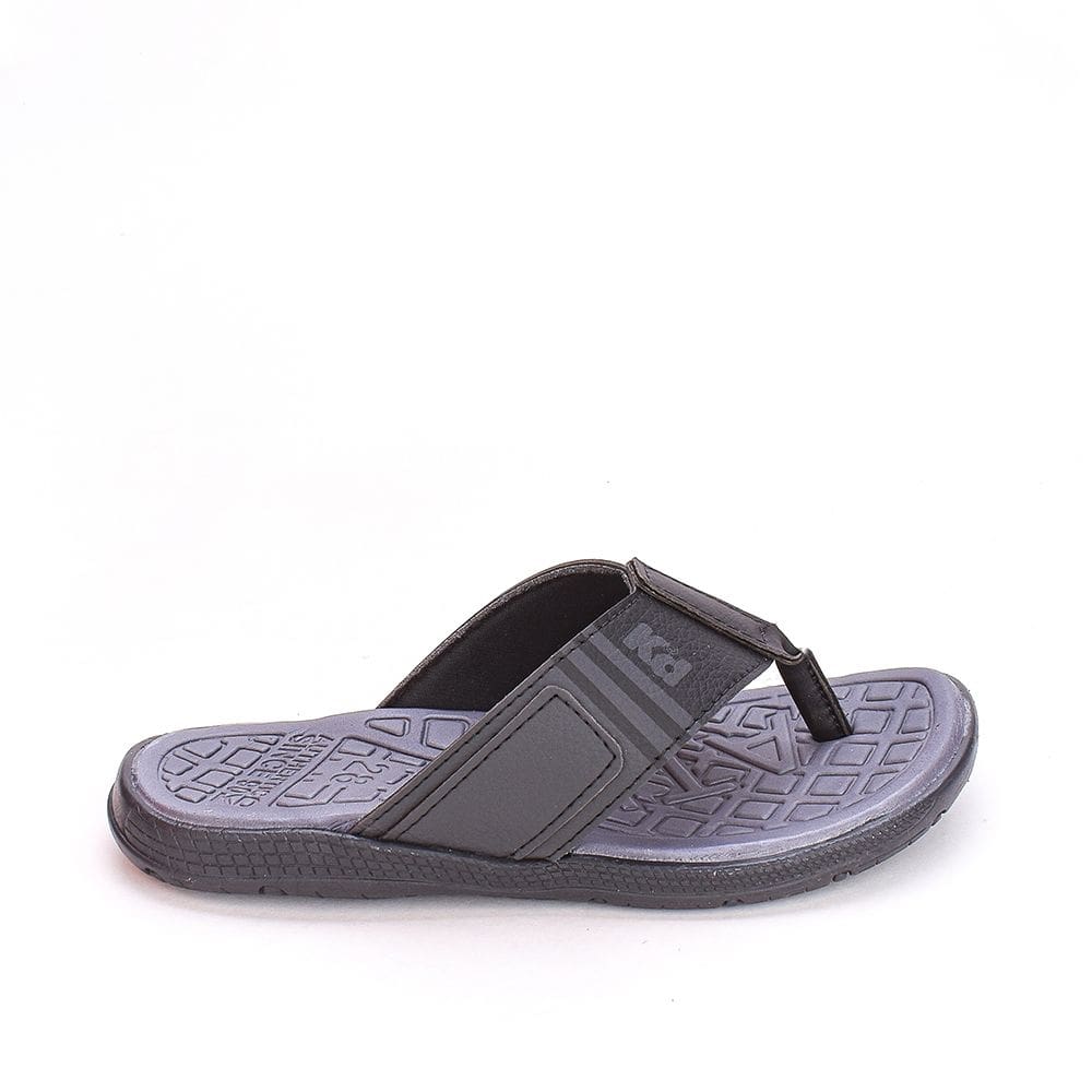 Chinelo Infantil Masculino Kidy Comfort Listra Preto Grafite