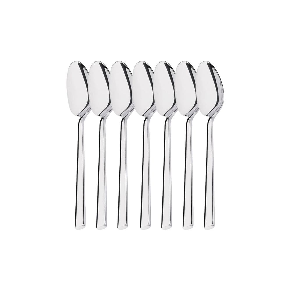 Kit 6 Colheres de Sobremesa Hercules Mykonos Aço Inox 4000-004