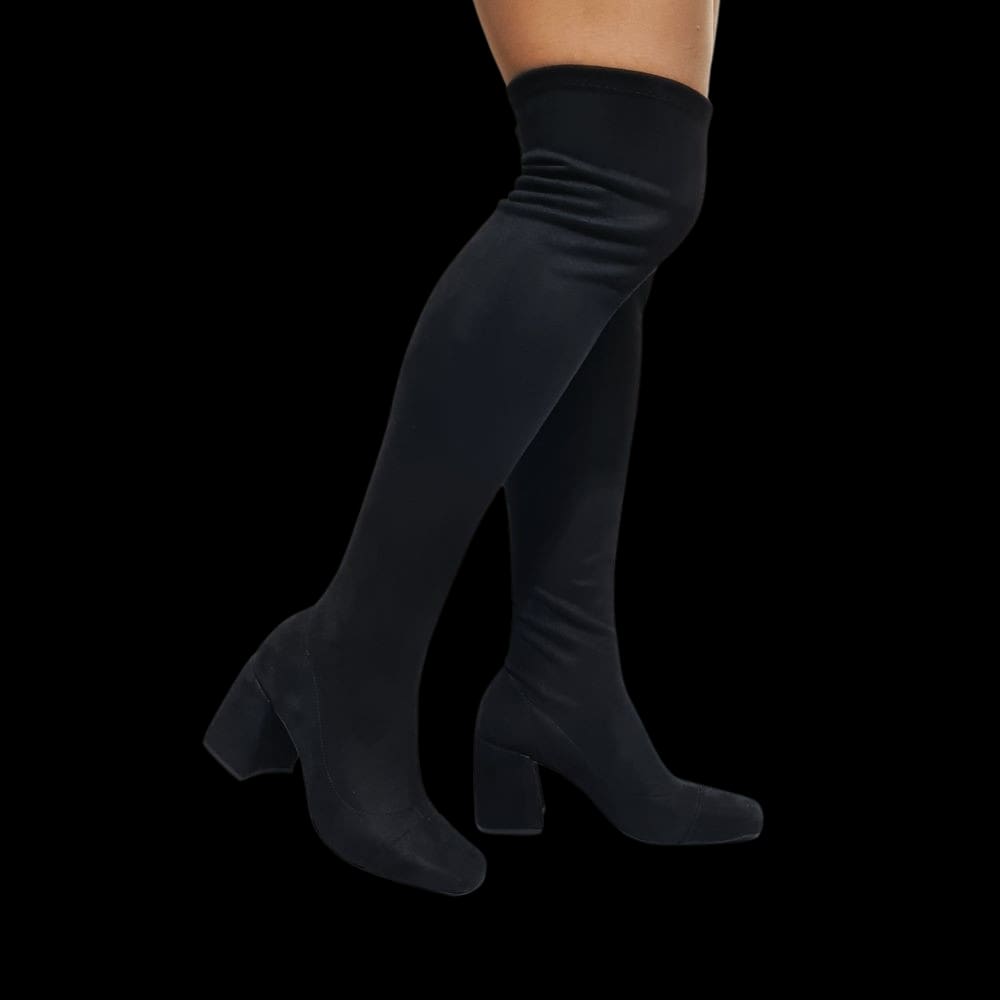 Bota Overtheknee Numeração Especial Salto Médio Dulce