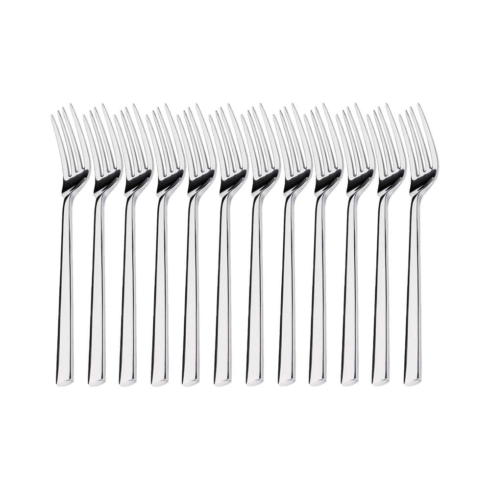 Kit 12 Garfos de Sobremesa Hercules Mykonos Aço Inox 4000-005