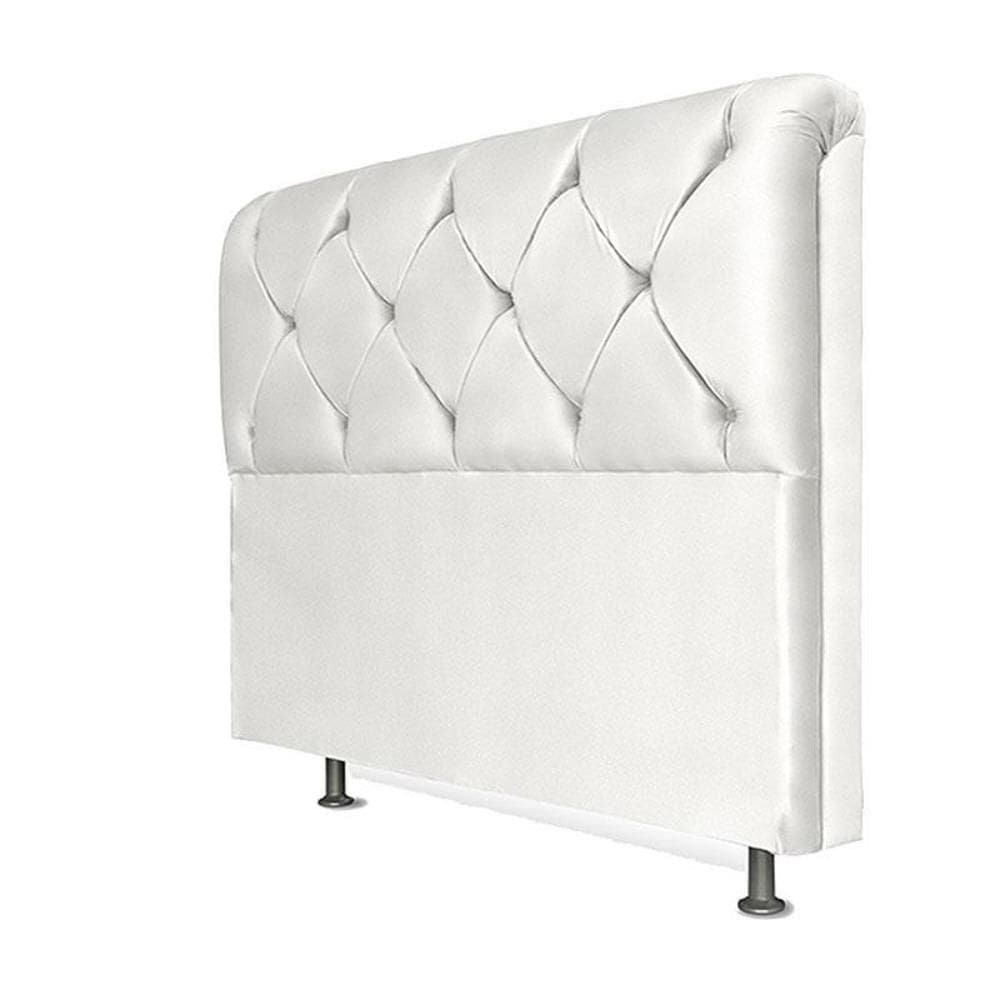 Cabeceira Casal Daiana 140 cm Branco – IDF Decor