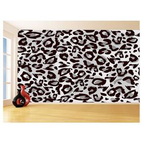 Papel De Parede 3D Textura Estampa Animal Onça 3,5M Txt214