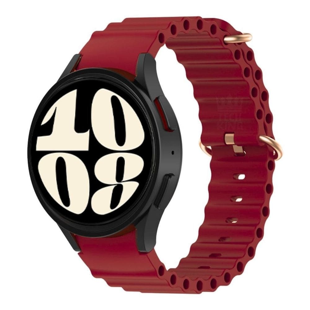 Pulseira Com Encaixe Curvo Ondulada Para Galaxy Watch6 40Mm