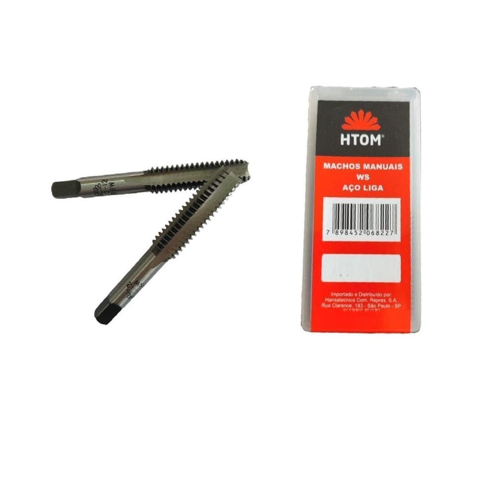 Jogo De Macho Manual M13 X 1,50 Aço Liga 2 Peças