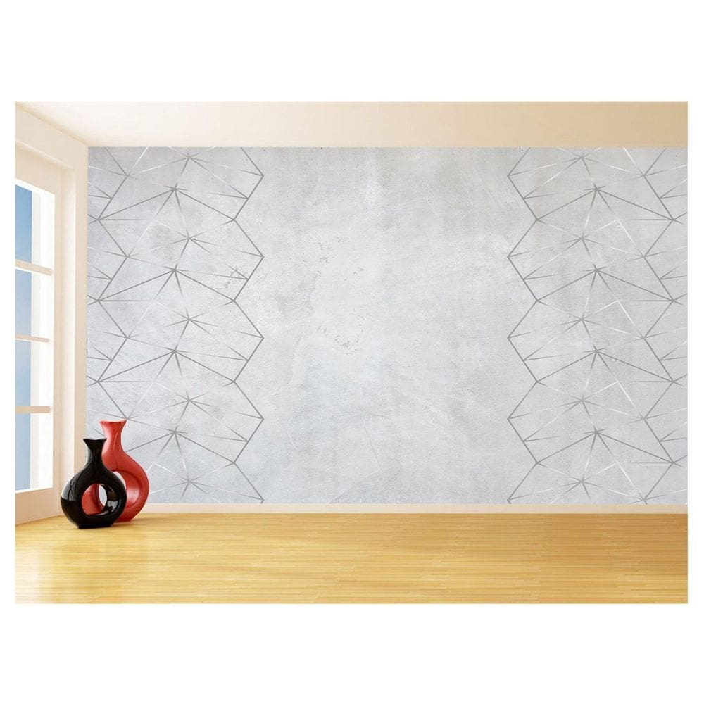 Papel De Parede Concreto Queimado Listra Risco 3,5M Kkt55