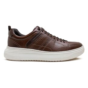 Tênis De Couro Democrata Masculino Denim Joe Ultra Light 526101