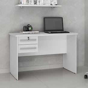 Mesa para Computador Ambiente Byte Branco - Valdemóveis