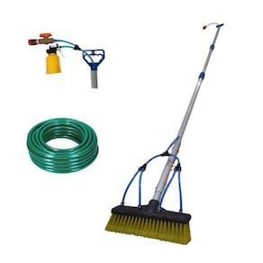 Vassoura Para Lavar Placa Solar 6M Mangueira 20M E Kit Sabão