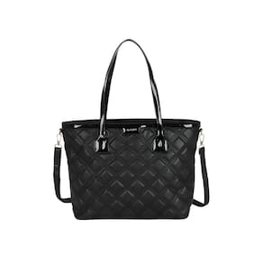 Bolsa Fashion De Ombro Gash Preta Relevo Bg72741